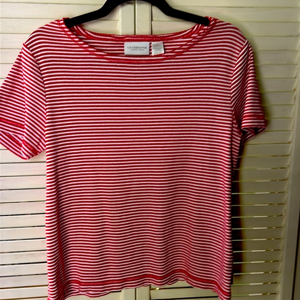 Liz Claiborne striped tee